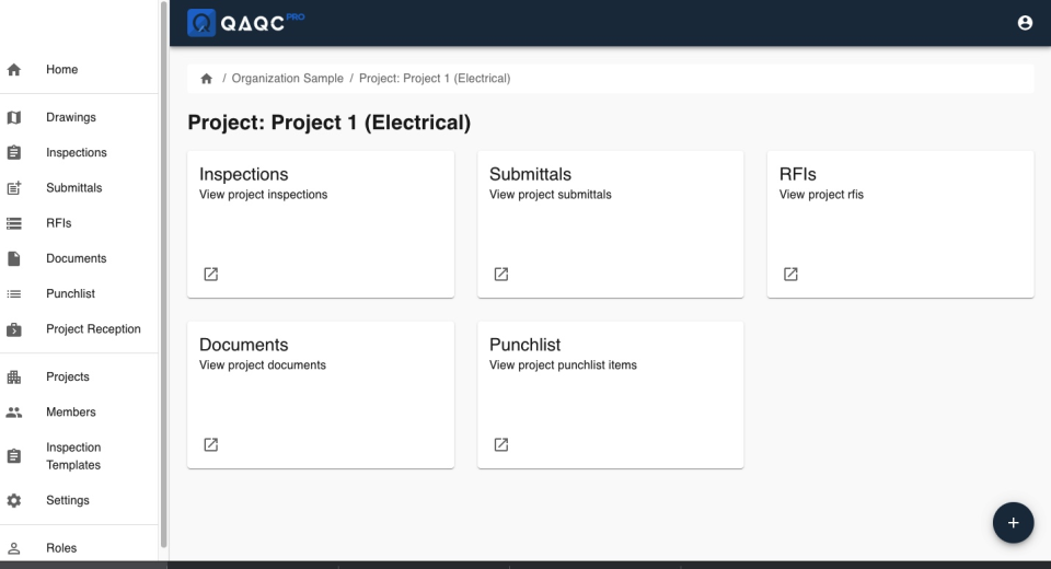 screenshot of QAQC Pro